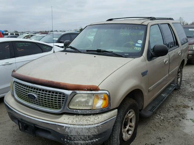 1FMRU17L5XLB02920 - 1999 FORD EXPEDITION GOLD photo 2