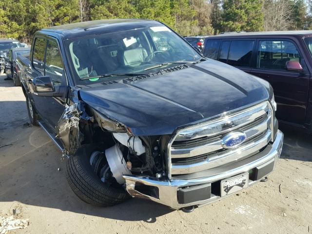 1FTEW1EG7GFB40702 - 2016 FORD F150 SUPER BLACK photo 1