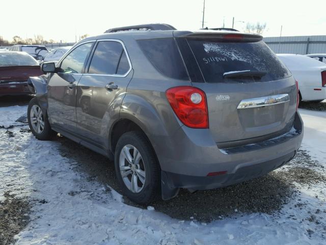 2GNALPEK5C6291791 - 2012 CHEVROLET EQUINOX LT BROWN photo 3