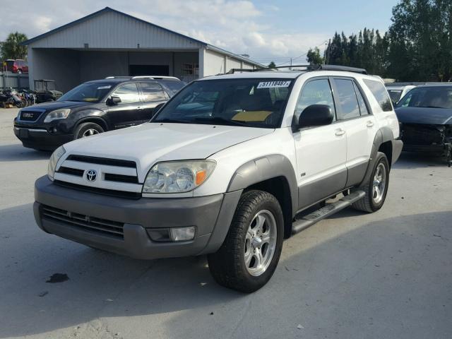 JTEZU14R830003349 - 2003 TOYOTA 4RUNNER SR WHITE photo 2