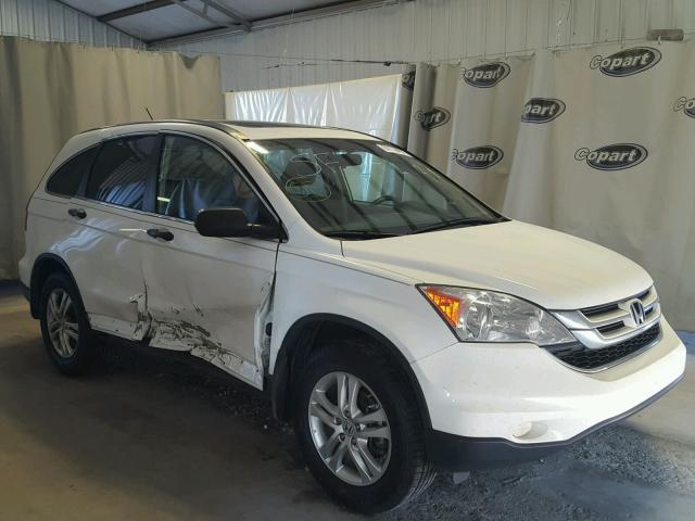 5J6RE3H55AL043530 - 2010 HONDA CR-V EX WHITE photo 1