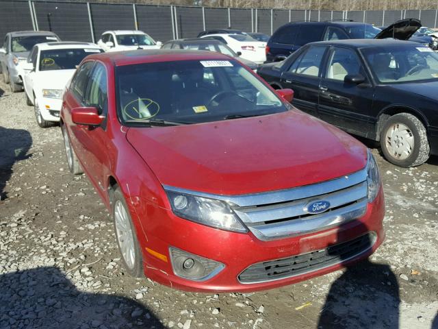 3FADP0L37BR308522 - 2011 FORD FUSION HYB RED photo 1