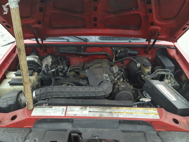 1FMZU32X4WZB68151 - 1998 FORD EXPLORER RED photo 7