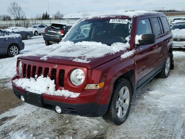 1C4NJPFA8CD526417 - 2012 JEEP PATRIOT LA RED photo 2