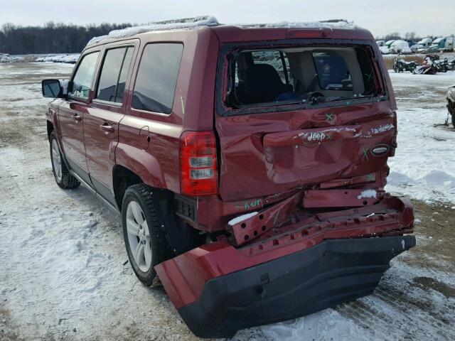 1C4NJPFA8CD526417 - 2012 JEEP PATRIOT LA RED photo 3