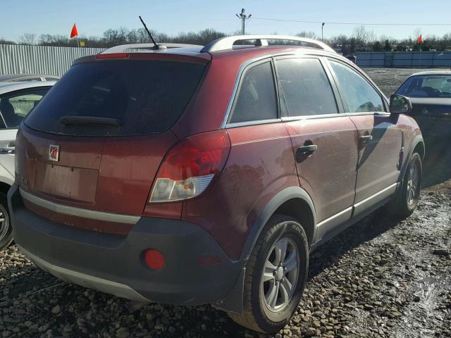 3GSCL33P19S549991 - 2009 SATURN VUE XE RED photo 4