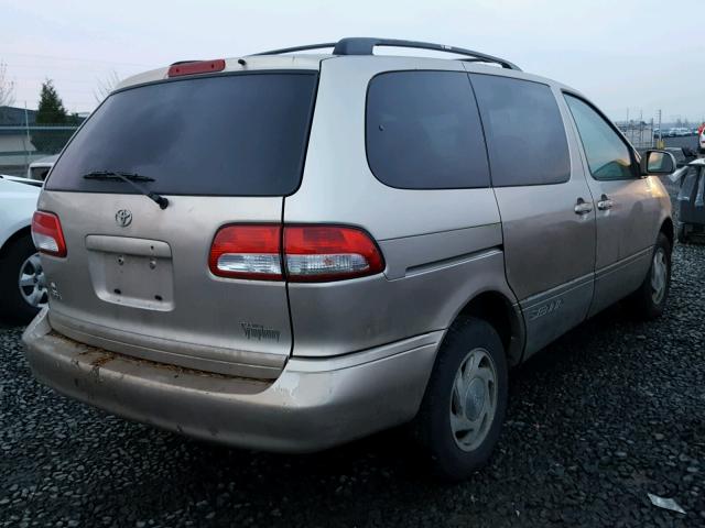 4T3ZF13C43U554594 - 2003 TOYOTA SIENNA LE GOLD photo 4