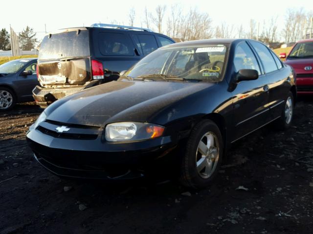 1G1JF52FX57120588 - 2005 CHEVROLET CAVALIER L BLACK photo 2