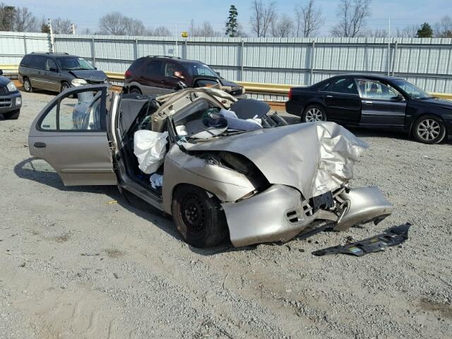 1G1JC524717315047 - 2001 CHEVROLET CAVALIER B TAN photo 1