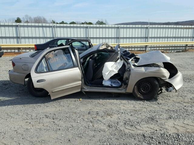 1G1JC524717315047 - 2001 CHEVROLET CAVALIER B TAN photo 9