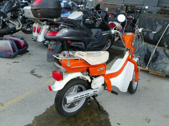 FZ50120759 - 1979 SUZUKI FZ50 ORANGE photo 4