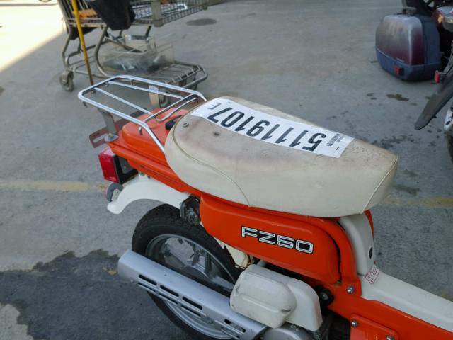 FZ50120759 - 1979 SUZUKI FZ50 ORANGE photo 6