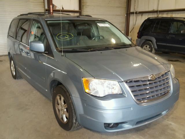 2A8HR54P38R833993 - 2008 CHRYSLER TOWN & COU BLUE photo 1