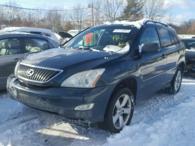 2T2HA31U14C033244 - 2004 LEXUS RX 330 GREEN photo 2