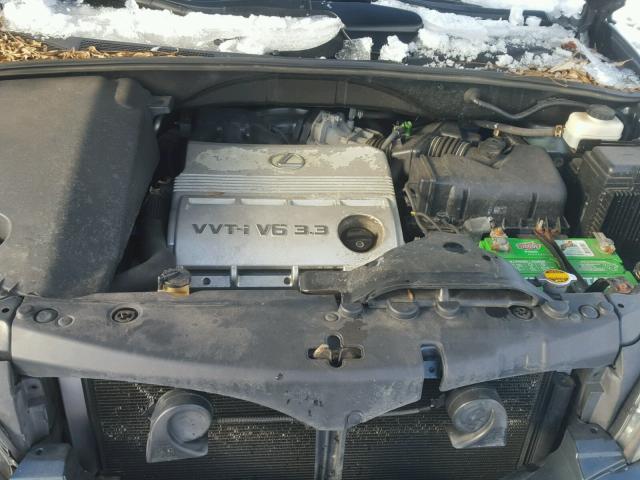 2T2HA31U14C033244 - 2004 LEXUS RX 330 GREEN photo 7