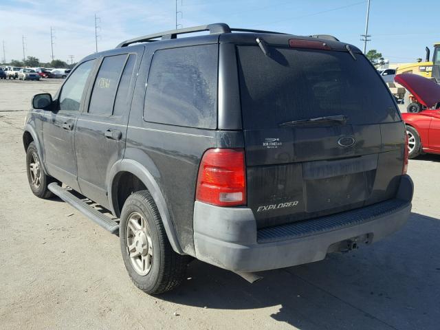 1FMZU62K23UB69295 - 2003 FORD EXPLORER X BLACK photo 3