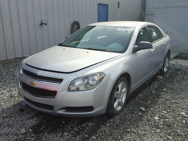 1G1ZA5EUXBF149912 - 2011 CHEVROLET MALIBU LS SILVER photo 2