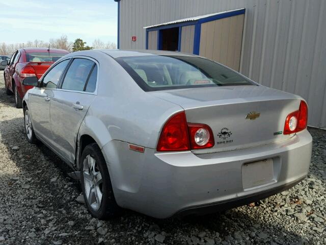 1G1ZA5EUXBF149912 - 2011 CHEVROLET MALIBU LS SILVER photo 3