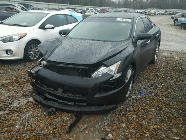 1N4AA5AP8BC803043 - 2011 NISSAN MAXIMA S BLACK photo 2