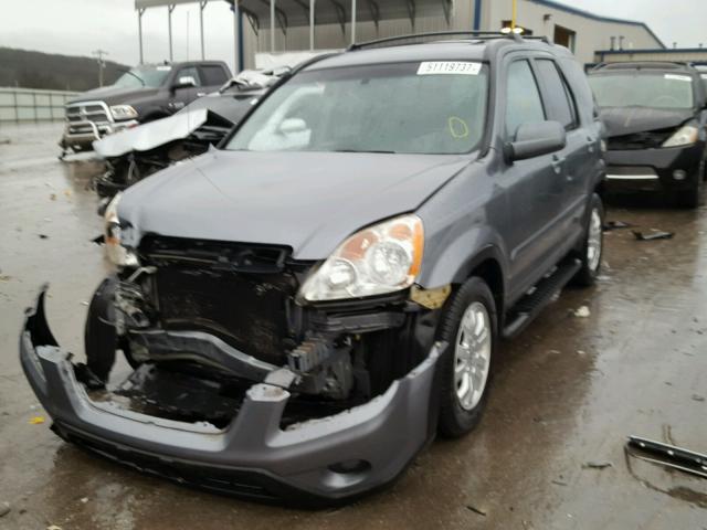 SHSRD78956U422727 - 2006 HONDA CR-V SE GRAY photo 2