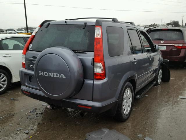 SHSRD78956U422727 - 2006 HONDA CR-V SE GRAY photo 4