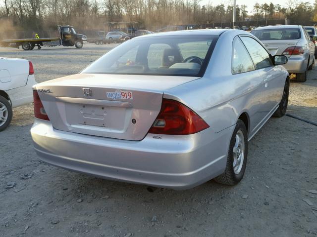 1HGEM22982L005676 - 2002 HONDA CIVIC EX GRAY photo 4