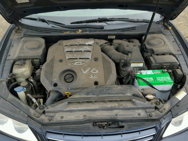 KMHFC46FX6A082984 - 2006 HYUNDAI AZERA SE BLUE photo 7