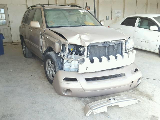 JTEDD21A860134977 - 2006 TOYOTA HIGHLANDER TAN photo 1