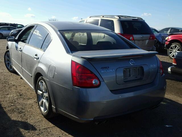 1N4BA41E08C816424 - 2008 NISSAN MAXIMA SE CHARCOAL photo 3