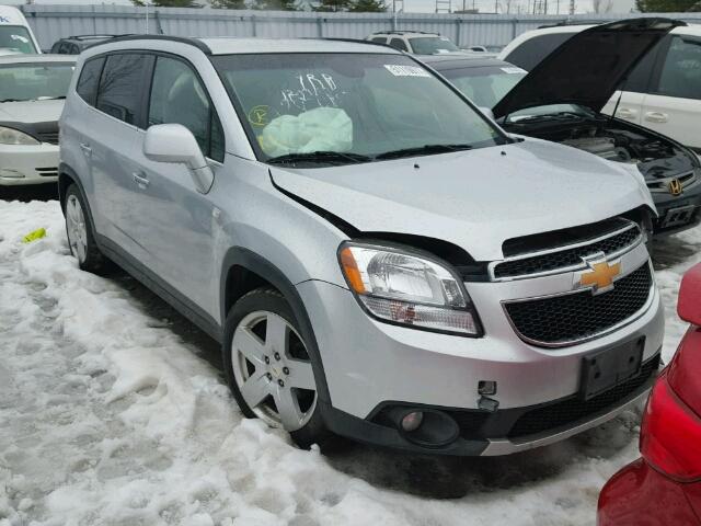 KL77P3EM4CK575540 - 2012 CHEVROLET ORLANDO LT SILVER photo 1