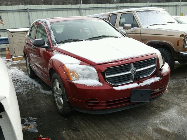 1B3HB48B58D656128 - 2008 DODGE CALIBER SX BURGUNDY photo 1