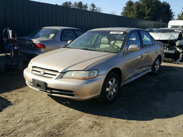 1HGCG566X1A034946 - 2001 HONDA ACCORD EX BEIGE photo 2