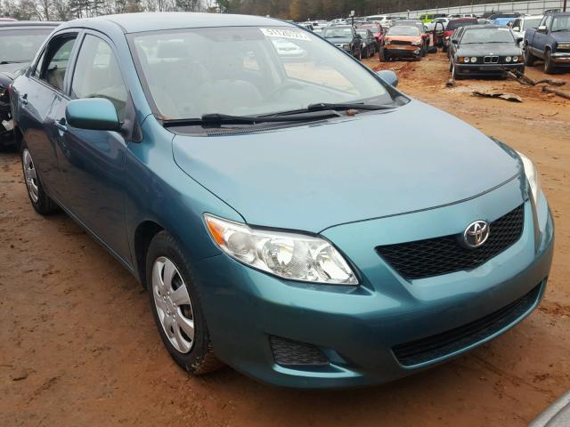 JTDBL40E799076276 - 2009 TOYOTA COROLLA BA GREEN photo 1