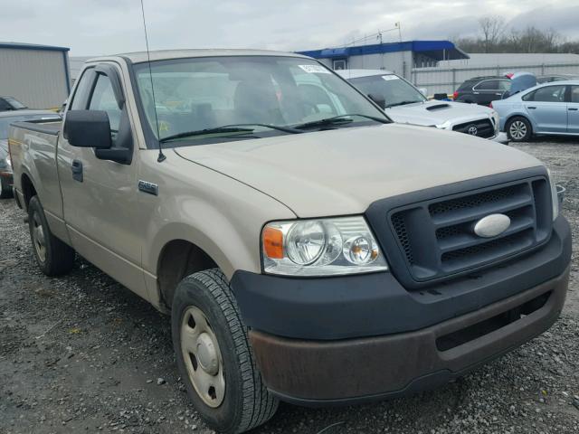 1FTRF122X7NA82892 - 2007 FORD F150 BEIGE photo 1