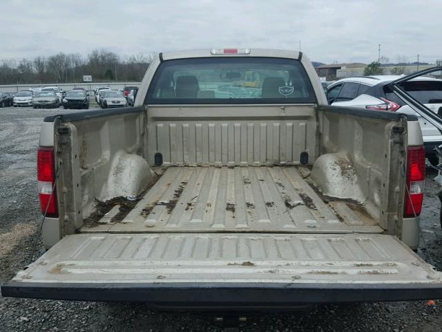 1FTRF122X7NA82892 - 2007 FORD F150 BEIGE photo 6