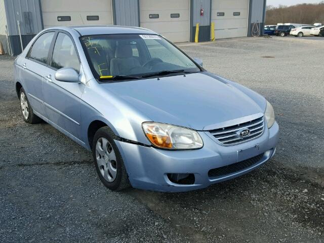 KNAFE121075460390 - 2007 KIA SPECTRA EX BLUE photo 1