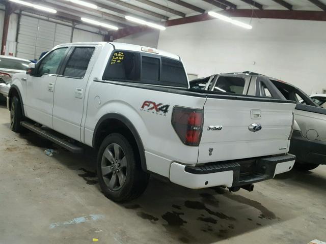 1FTFW1EFXCFC11462 - 2012 FORD F150 SUPER WHITE photo 3