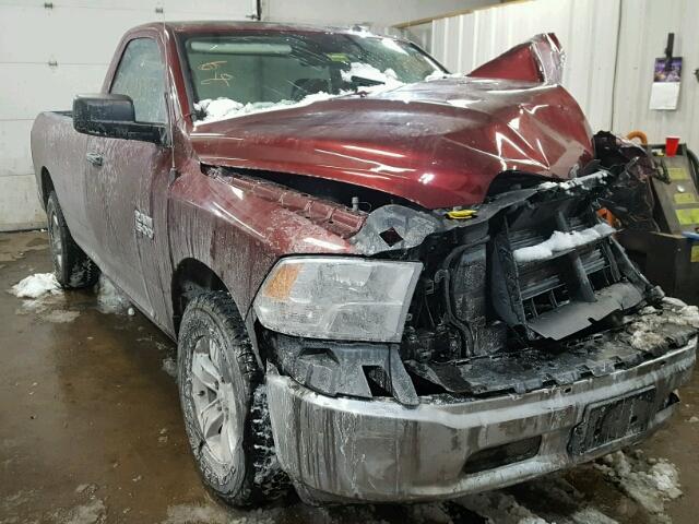 3C6JR6DG2HG672001 - 2017 RAM 1500 ST MAROON photo 1