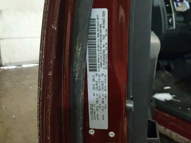 3C6JR6DG2HG672001 - 2017 RAM 1500 ST MAROON photo 10