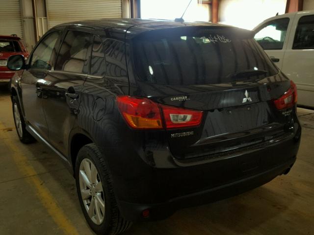 4A4AR4AU0FE038108 - 2015 MITSUBISHI OUTLANDER BLACK photo 3