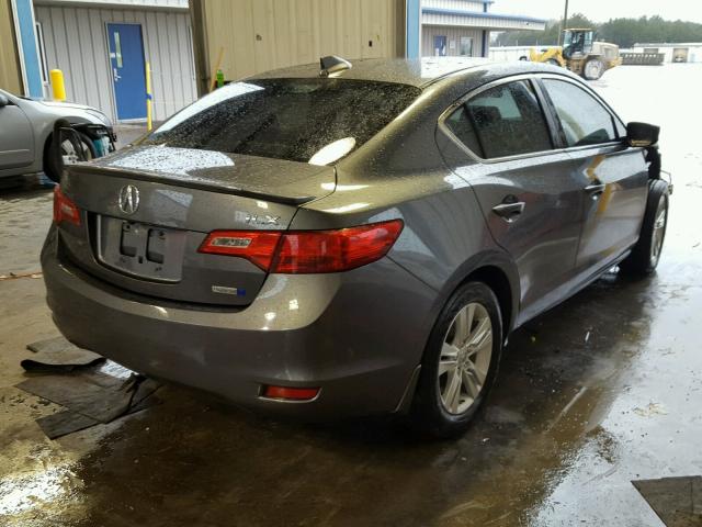 19VDE3F75DE300731 - 2013 ACURA ILX HYBRID GRAY photo 4