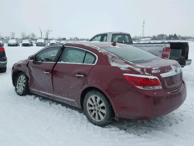 1G4GK5EG8AF269501 - 2010 BUICK ALLURE/LAC RED photo 3