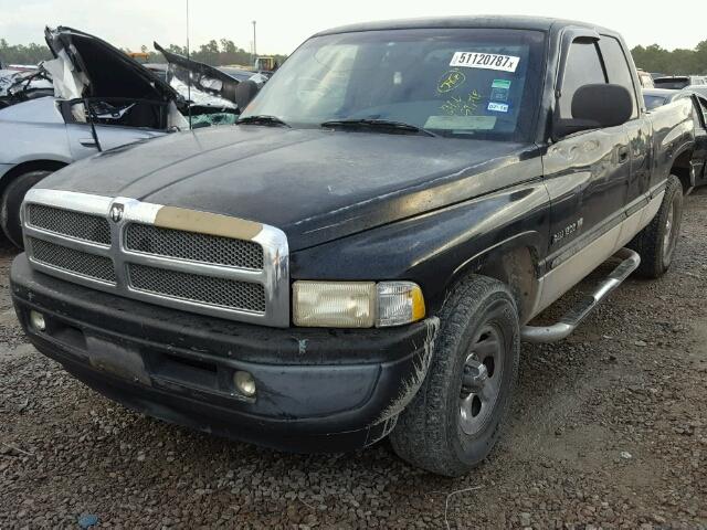 3B7HC13Y9WG186384 - 1998 DODGE RAM 1500 BLACK photo 2