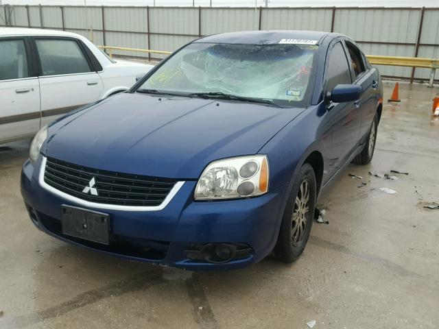 4A3AB36F59E006563 - 2009 MITSUBISHI GALANT ES BLUE photo 2