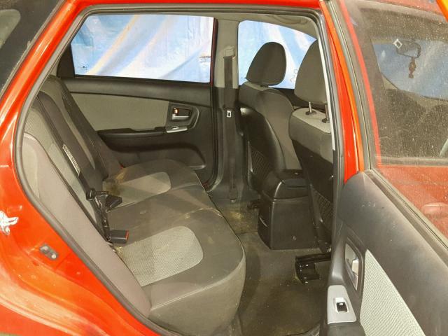 KNAFE241295024016 - 2009 KIA SPECTRA SX RED photo 6