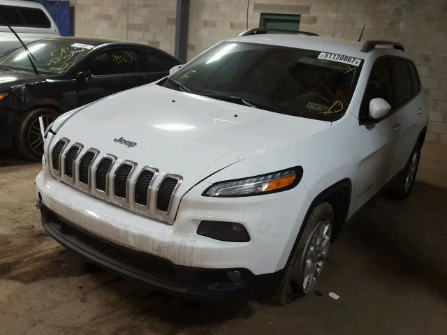 1C4PJLCB8EW116352 - 2014 JEEP CHEROKEE L WHITE photo 2