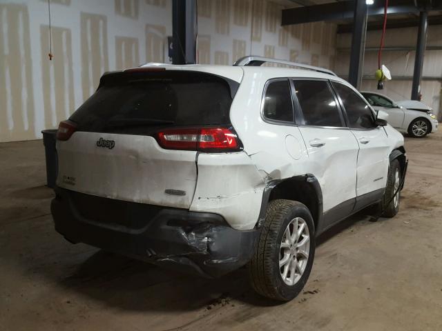 1C4PJLCB8EW116352 - 2014 JEEP CHEROKEE L WHITE photo 4