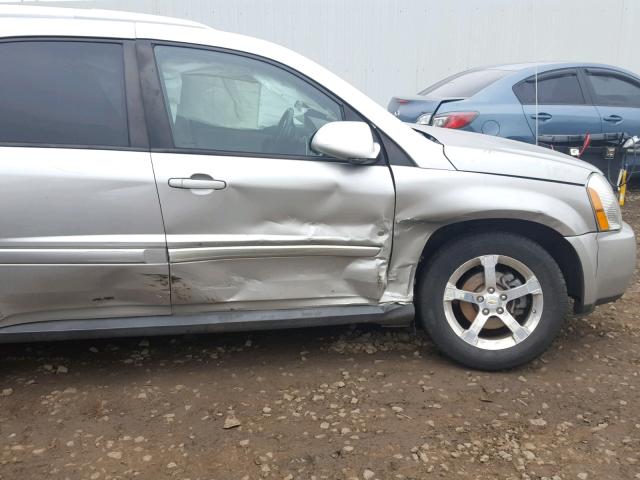 2CNDL73F076235898 - 2007 CHEVROLET EQUINOX LT SILVER photo 9