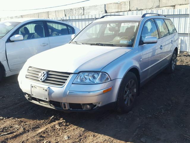 WVWVD63B63E222284 - 2003 VOLKSWAGEN PASSAT GLS SILVER photo 2