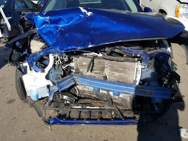 1FA6P0HD2E5378804 - 2014 FORD FUSION SE BLUE photo 9